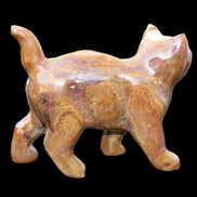 Afghan Jade hand-carved Cat 128*42*102mm 636g in sunlight - Rocks and Things Store