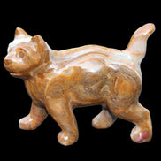 Afghan Jade hand-carved Cat 128*42*102mm 636g in sunlight - Rocks and Things Store