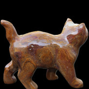 Afghan Jade hand-carved Cat 128*42*102mm 636g in sunlight - Rocks and Things Store