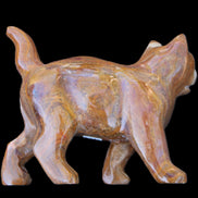 Afghan Jade hand-carved Cat 128*42*102mm 636g in sunlight - Rocks and Things Store