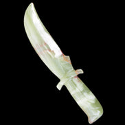 Afghan Jade hand-carved Ceremonial Knife 300*20*70mm 544g in sunlight - Rocks and Things Store