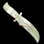 Afghan Jade hand-carved Ceremonial Knife 300*20*70mm 544g in sunlight - Rocks and Things Store