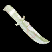 Afghan Jade hand-carved Ceremonial Knife 300*20*70mm 544g in sunlight - Rocks and Things Store
