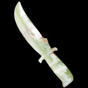 Afghan Jade hand-carved Ceremonial Knife 300*20*70mm 544g in sunlight - Rocks and Things Store