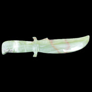 Afghan Jade hand-carved Ceremonial Knife 300*20*70mm 544g in sunlight - Rocks and Things Store