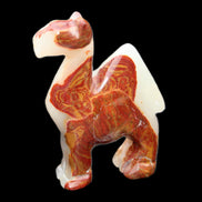 Afghan Jade hand-carved Camel 80*24*103mm 222g in sunlight - Rocks and Things Store