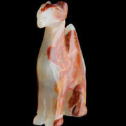 Afghan Jade hand-carved Camel 80*24*103mm 222g in sunlight - Rocks and Things Store