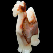 Afghan Jade hand-carved Camel 70*26*105mm 256g in sunlight - Rocks and Things Store