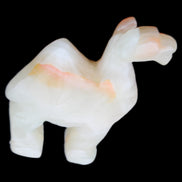Afghan Jade hand-carved Camel 70*26*105mm 256g in sunlight - Rocks and Things Store
