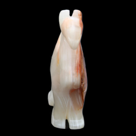 Afghan Jade hand-carved Camel 70*26*105mm 256g in sunlight - Rocks and Things Store