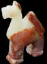 Afghan Jade hand-carved Camel 73*30*105mm 270g in sunlight - Rocks and Things Store