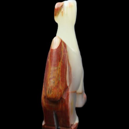 Afghan Jade hand-carved Camel 73*30*105mm 270g in sunlight - Rocks and Things Store