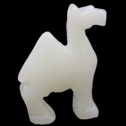 Afghan Jade hand-carved Camel 70*25*98mm 217g in sunlight - Rocks and Things Store