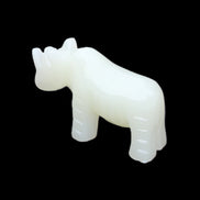 Afghan Jade hand-carved Rhino 100*30*57mm 216g in sunlight - Rocks and Things Store