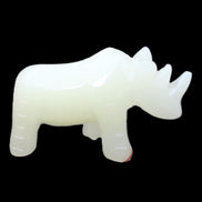 Afghan Jade hand-carved Rhino 100*30*57mm 216g in sunlight - Rocks and Things Store
