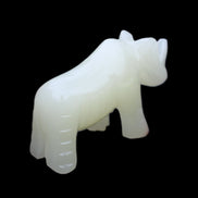 Afghan Jade hand-carved Rhino 100*30*57mm 216g in sunlight - Rocks and Things Store