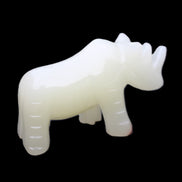 Afghan Jade hand-carved Rhino 100*30*57mm 216g in sunlight - Rocks and Things Store