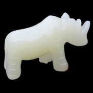 Afghan Jade hand-carved Rhino 100*30*57mm 216g in sunlight - Rocks and Things Store
