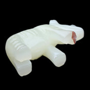 Afghan Jade hand-carved Rhino 100*30*57mm 216g in sunlight - Rocks and Things Store
