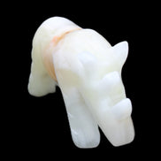 Afghan Jade hand-carved Rhino 100*29*59mm 232g in sunlight - Rocks and Things Store