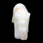 Afghan Jade hand-carved Rhino 100*29*59mm 232g in sunlight - Rocks and Things Store