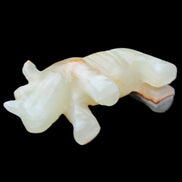 Afghan Jade hand-carved Rhino 98*29*58mm 246g in sunlight - Rocks and Things Store