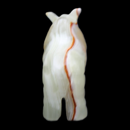 Afghan Jade hand-carved Rhino 98*29*58mm 246g in sunlight - Rocks and Things Store