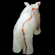 Afghan Jade hand-carved Rhino 98*29*58mm 246g in sunlight - Rocks and Things Store
