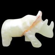 Afghan Jade hand-carved Rhino 105*30*64mm 250g in sunlight - Rocks and Things Store