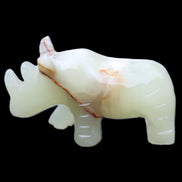 Afghan Jade hand-carved Rhino 105*30*64mm 250g in sunlight - Rocks and Things Store