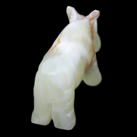Afghan Jade hand-carved Rhino 105*30*64mm 250g in sunlight - Rocks and Things Store