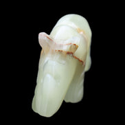 Afghan Jade hand-carved Rhino 105*30*64mm 250g in sunlight - Rocks and Things Store