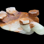 Afghan Jade hand-carved Turtle 107*80*37mm 286g in sunlight - Rocks and Things Store