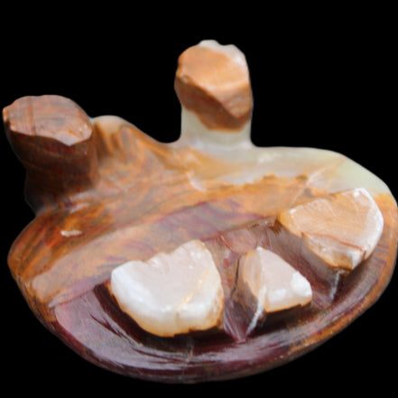 Afghan Jade hand-carved Turtle 107*80*37mm 286g in sunlight - Rocks and Things Store