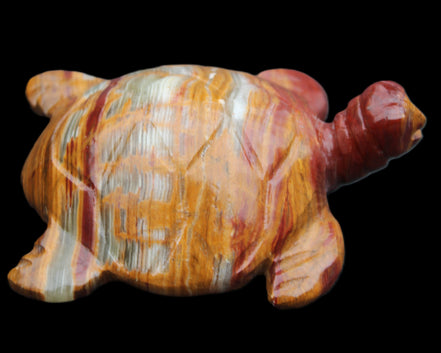 Afghan Jade hand-carved Turtle 100*72*35mm 270g in sunlight - Rocks and Things Store
