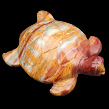 Afghan Jade hand-carved Turtle 100*72*35mm 270g in sunlight - Rocks and Things Store
