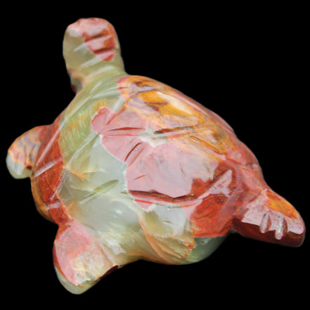 Afghan Jade hand-carved Turtle 99*76*38mm 319g in sunlight - Rocks and Things Store
