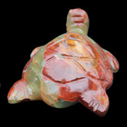 Afghan Jade hand-carved Turtle 99*76*38mm 319g in sunlight - Rocks and Things Store