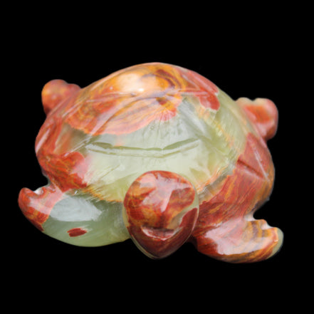 Afghan Jade hand-carved Turtle 99*76*38mm 319g in sunlight - Rocks and Things Store