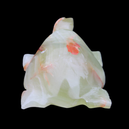 Afghan Jade hand-carved Turtle 100*74*37mm 313g in sunlight - Rocks and Things Store