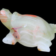 Afghan Jade hand-carved Turtle 100*74*37mm 313g in sunlight - Rocks and Things Store