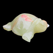Afghan Jade hand-carved Turtle 100*74*37mm 313g in sunlight - Rocks and Things Store