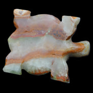 Afghan Jade hand-carved Turtle 92*74*32mm 278g in sunlight - Rocks and Things Store