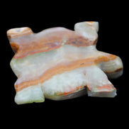 Afghan Jade hand-carved Turtle 92*74*32mm 278g in sunlight - Rocks and Things Store