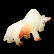 Afghan Jade hand-carved Bull 106*30*70mm 230g in sunlight - Rocks and Things Store