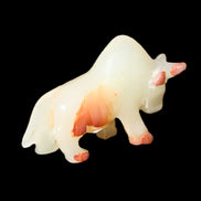 Afghan Jade hand-carved Bull 106*30*70mm 230g in sunlight - Rocks and Things Store