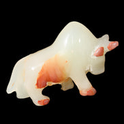 Afghan Jade hand-carved Bull 106*30*70mm 230g in sunlight - Rocks and Things Store