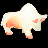 Afghan Jade hand-carved Bull 106*30*70mm 230g in sunlight - Rocks and Things Store