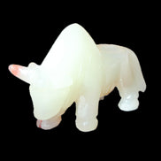 Afghan Jade hand-carved Bull 106*30*70mm 230g in sunlight - Rocks and Things Store