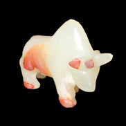 Afghan Jade hand-carved Bull 106*30*70mm 230g in sunlight - Rocks and Things Store